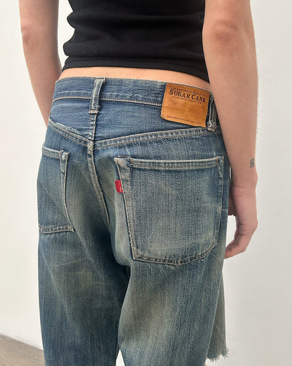 Sugar Cane Distressed Denim