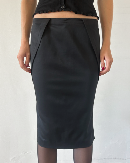 Gucci by Tom Ford 2004 Silk Pencil Skirt
