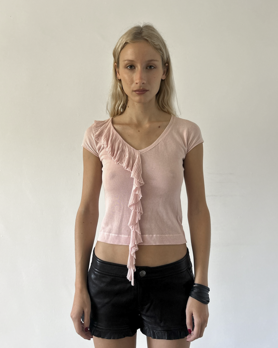 Blumarine Anna Molinari Ruffle Top