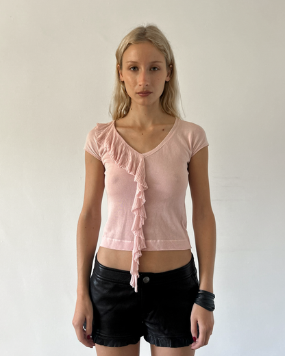 Blumarine Anna Molinari Ruffle Top