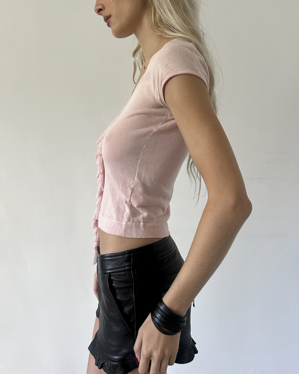 Blumarine Anna Molinari Ruffle Top