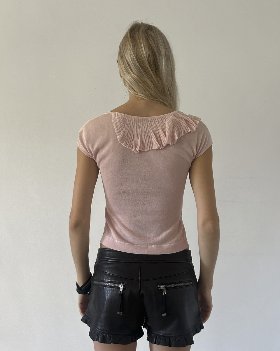 Blumarine Anna Molinari Ruffle Top