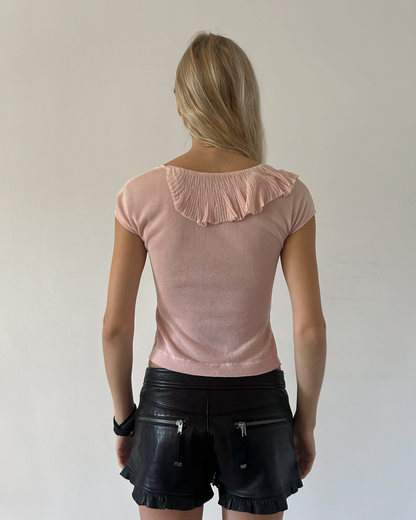 Blumarine Anna Molinari Ruffle Top