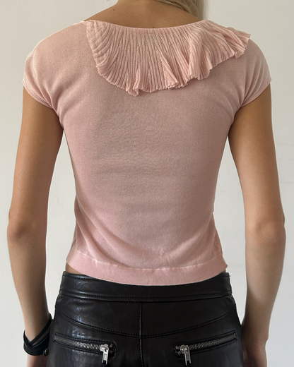 Blumarine Anna Molinari Ruffle Top