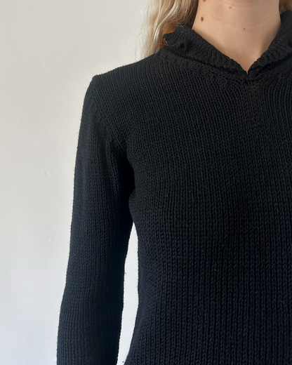 Y’s Yohji Yamamoto Ruffle Sweater