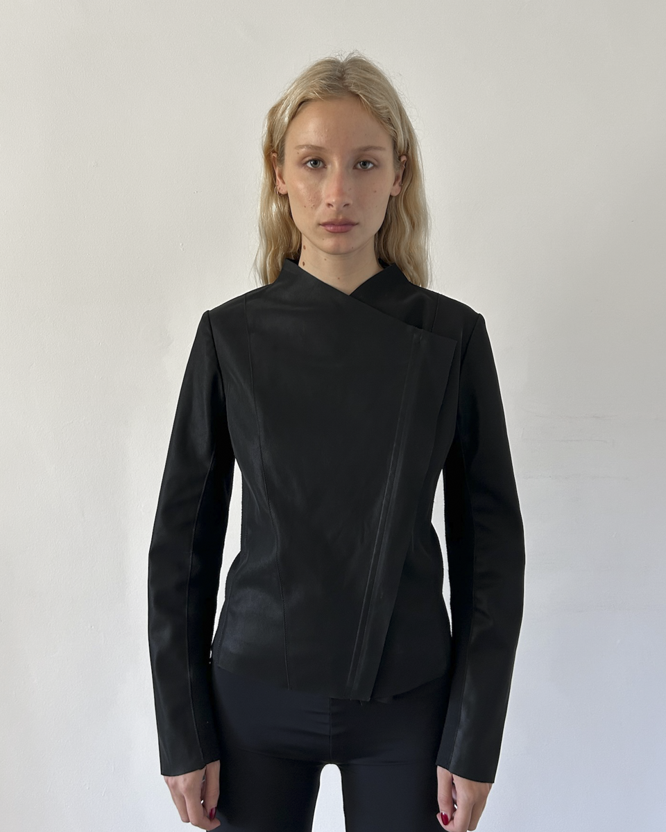 Adolfo Dominguez Asymmetrical Zip Jacket