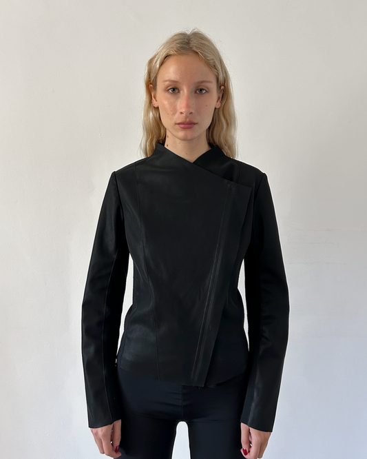 Adolfo Dominguez Asymmetrical Zip Jacket