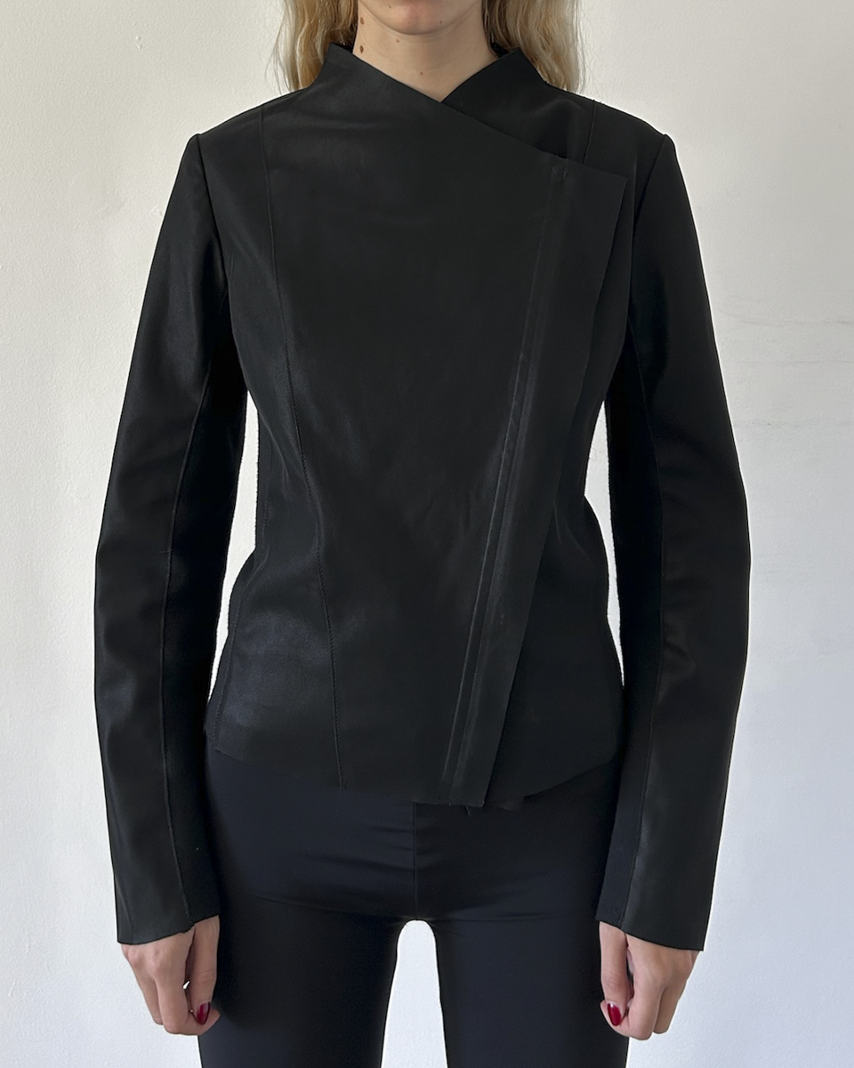 Adolfo Dominguez Asymmetrical Zip Jacket