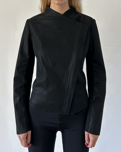 Adolfo Dominguez Asymmetrical Zip Jacket