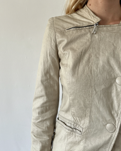 Emporio Armani Napoleon Leather Jacket