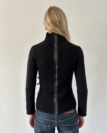 Blumarine Wool Zipper Sweater