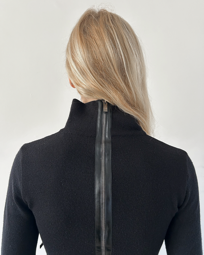 Blumarine Wool Zipper Sweater