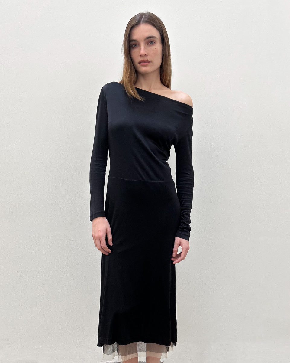 Alessandro Dell'Acqua Mesh Hem Dress