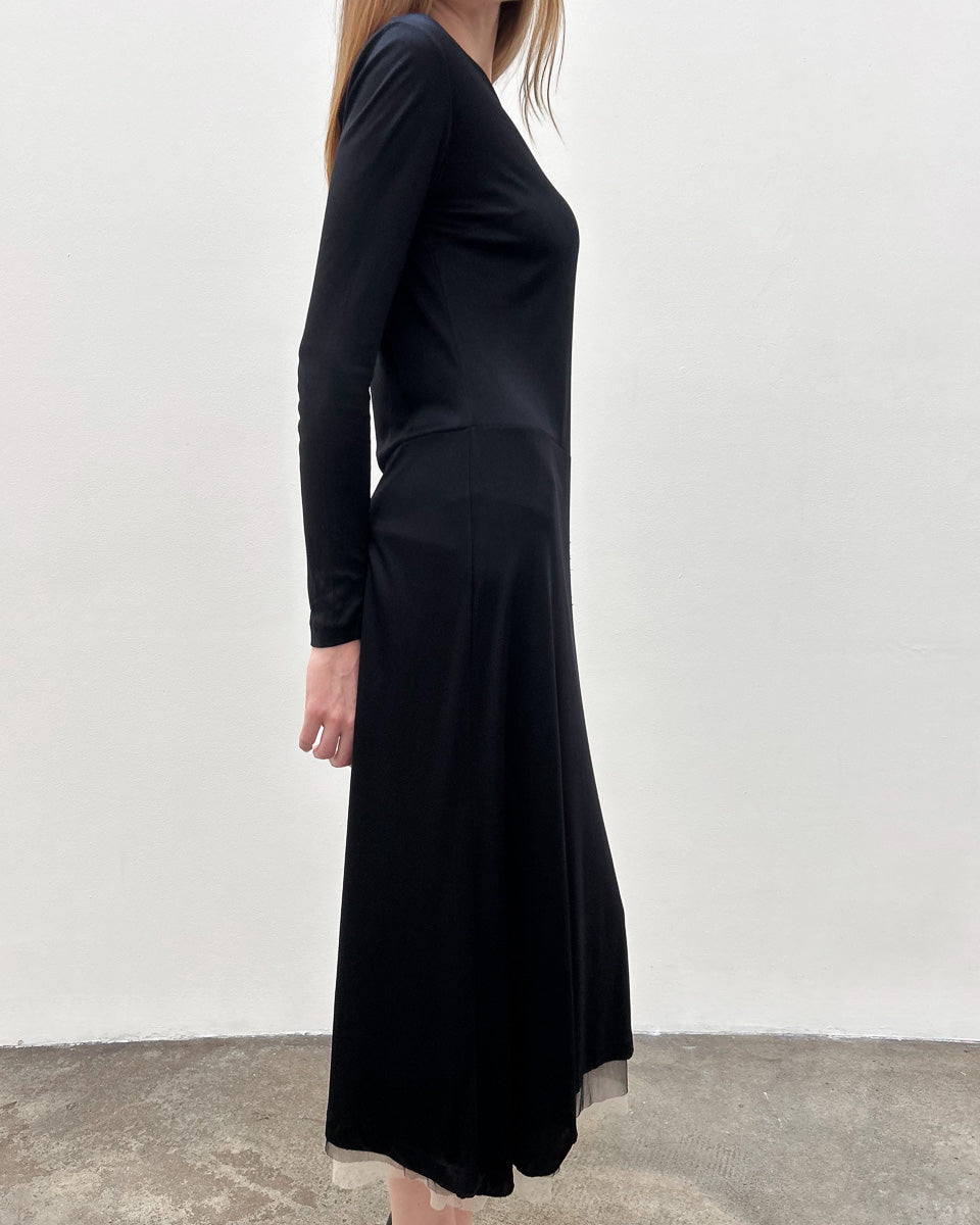 Alessandro Dell'Acqua Mesh Hem Dress