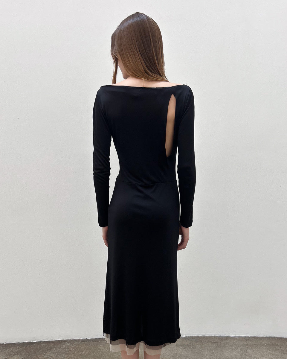 Alessandro Dell'Acqua Mesh Hem Dress