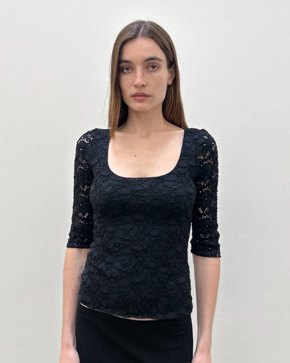 Emporio Armani Floral Lace Top