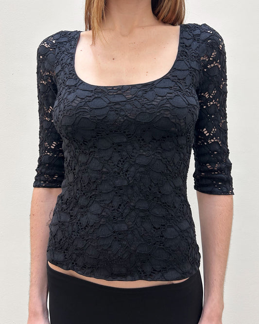 Emporio Armani Floral Lace Top