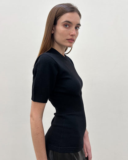 Comme des Garçons Peplum Sweater Top