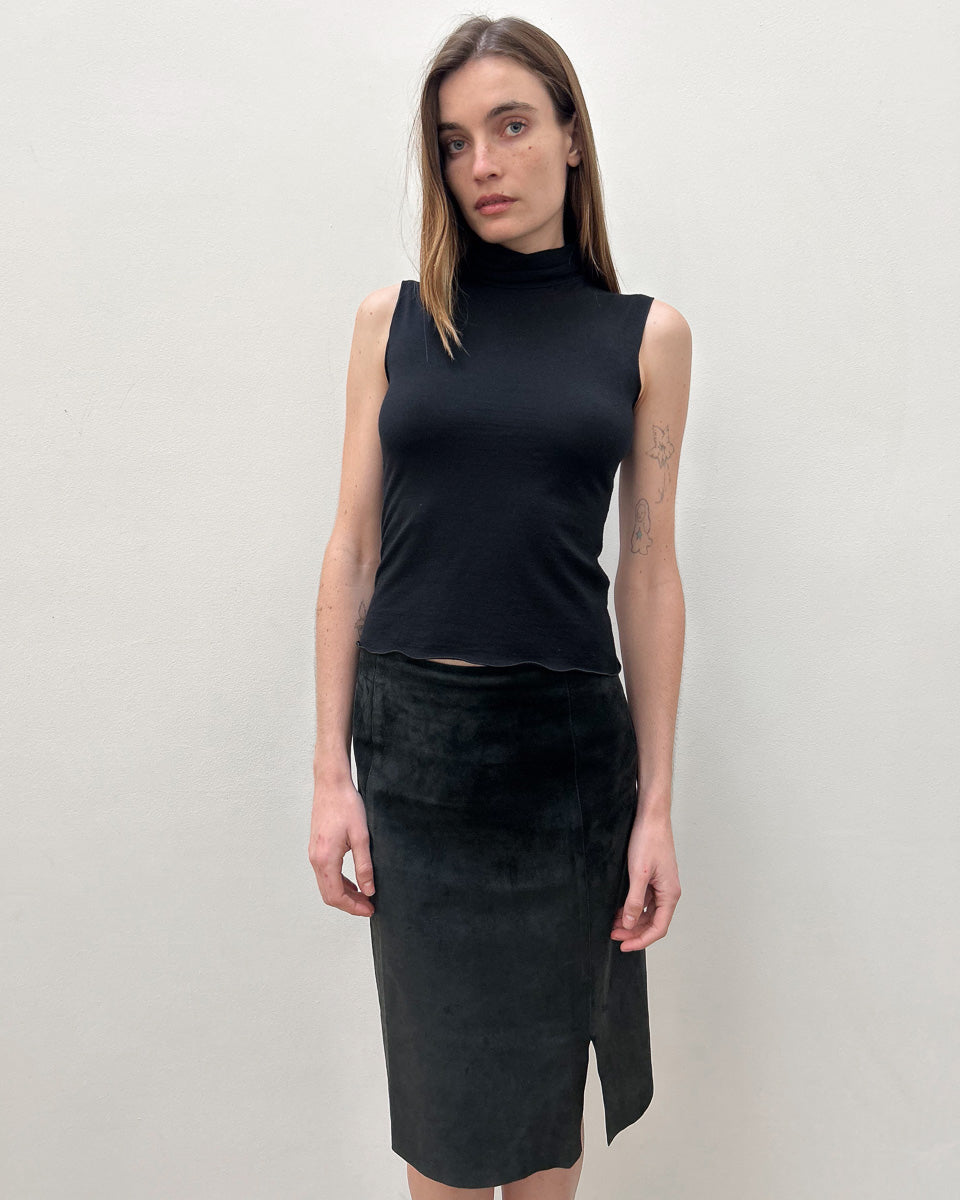 Gucci by Tom Ford Suede Pencil Skirt