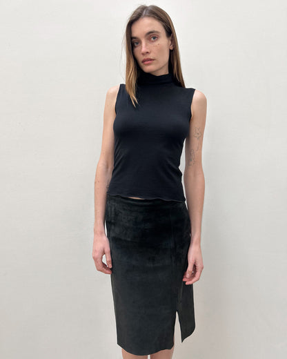 Gucci by Tom Ford Suede Pencil Skirt