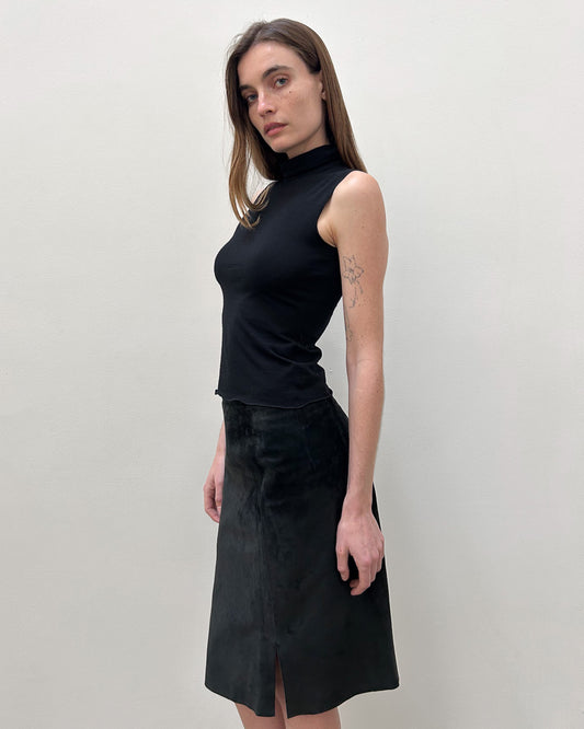 Gucci by Tom Ford Suede Pencil Skirt