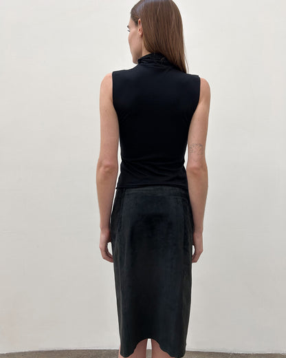 Gucci by Tom Ford Suede Pencil Skirt