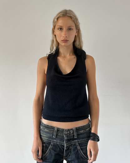 Miss Sixty Open-Back Halter Top