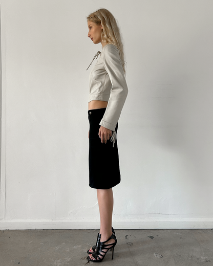 Gucci Midi Skirt with Side Ties