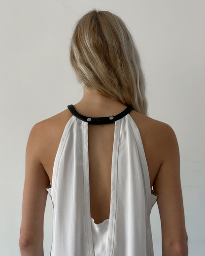 Yigal Azrouel Fringe Silk Blouse