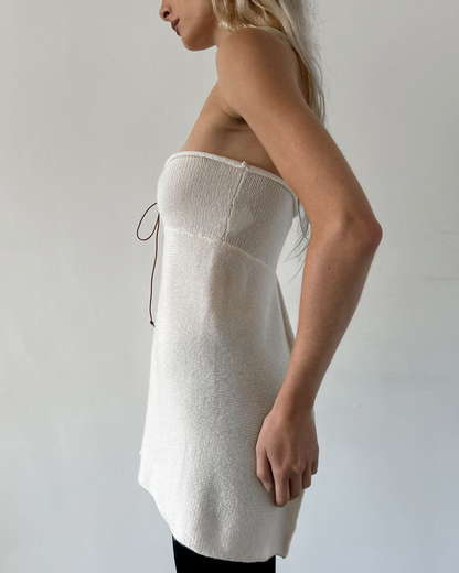 Souchi Cashmere Strapless Tunic