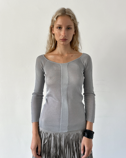 Gucci by Tom Ford Grey Top