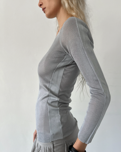 Gucci by Tom Ford Grey Top