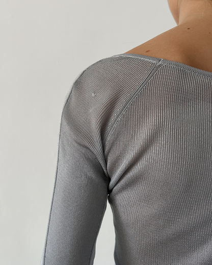 Gucci by Tom Ford Grey Top