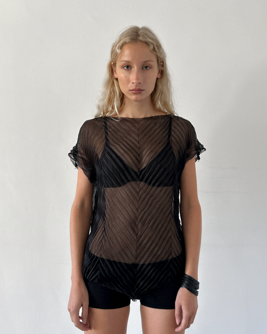 Issey Miyake Sheer Blouse