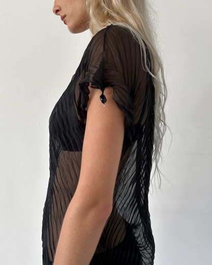 Issey Miyake Sheer Blouse