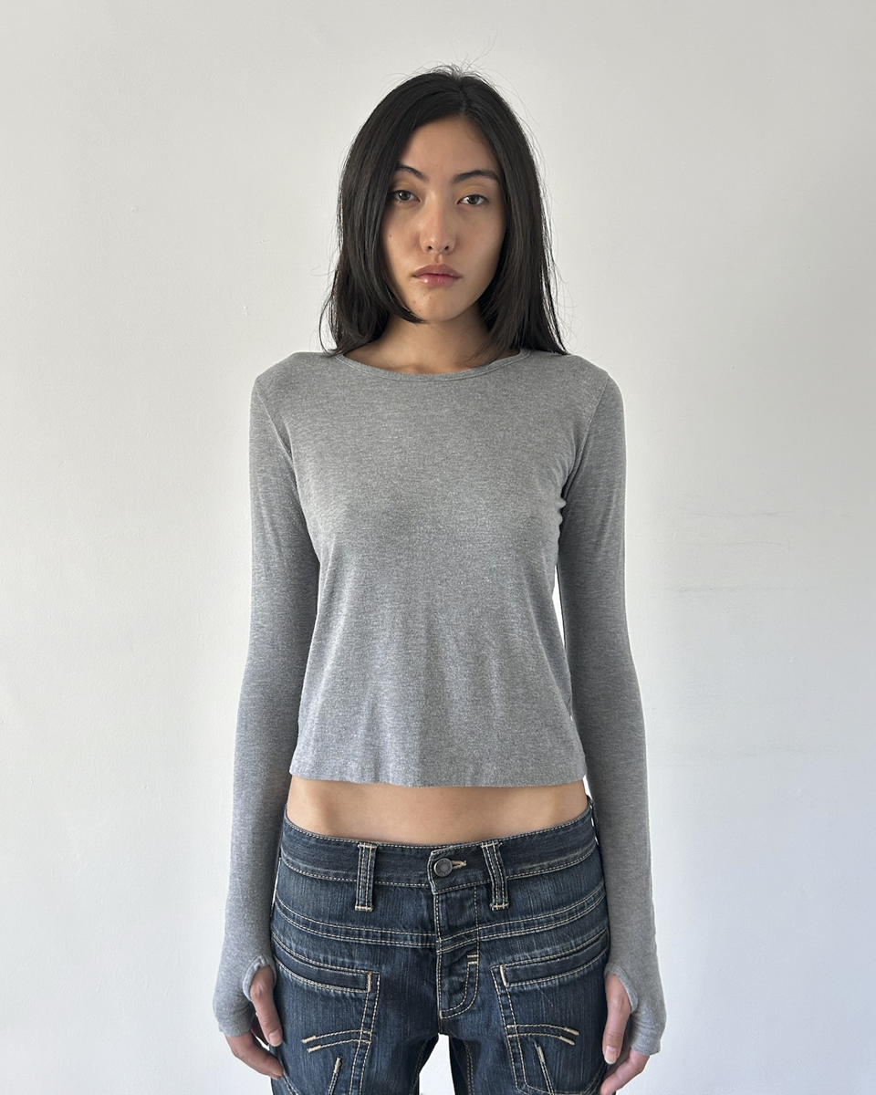 Y’s Yohji Yamamoto Long Sleeve with Thumb Holes