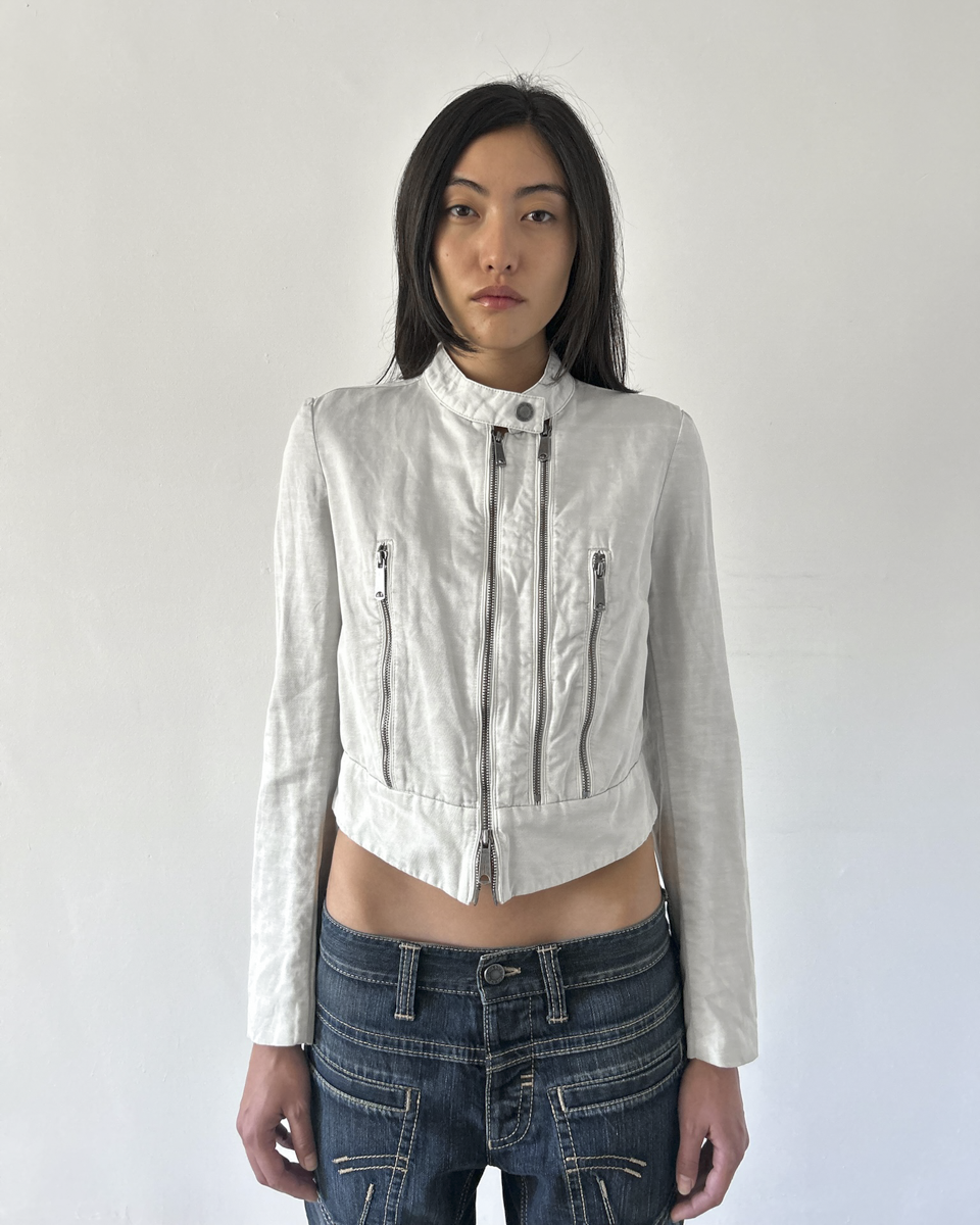 Diesel Cropped Zipper Jacket