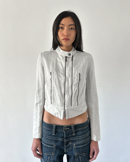 Diesel Cropped Zipper Jacket