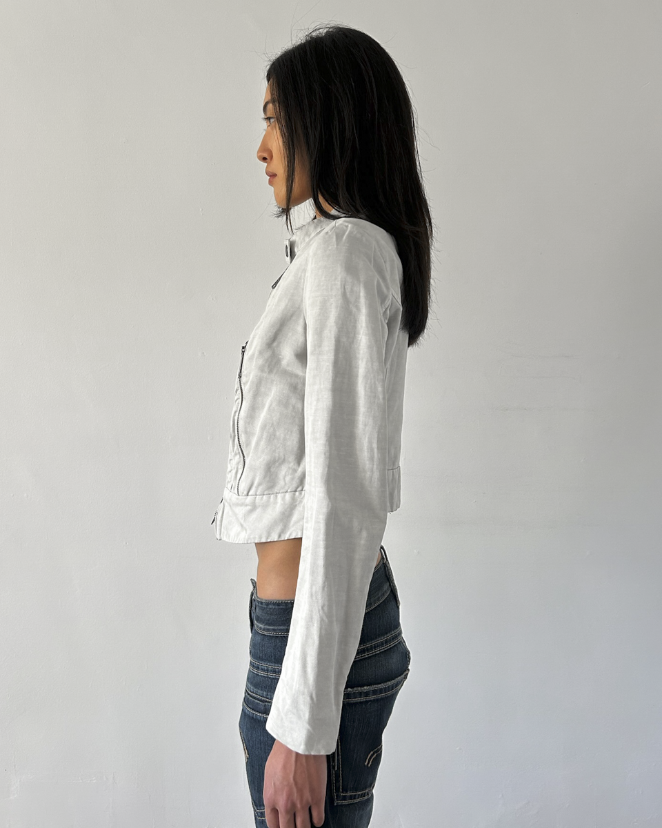 Diesel Cropped Zipper Jacket