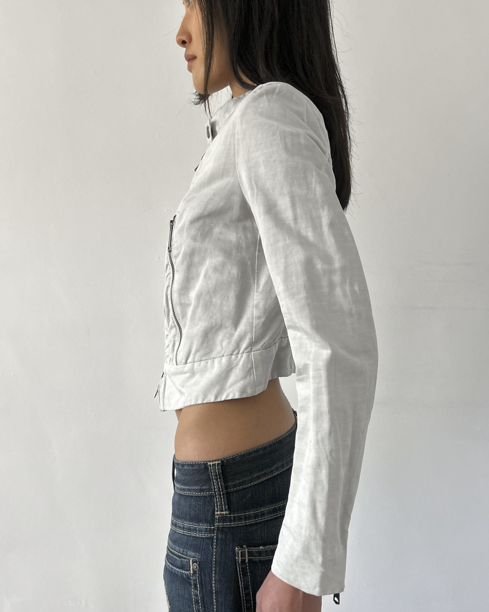 Diesel Cropped Zipper Jacket