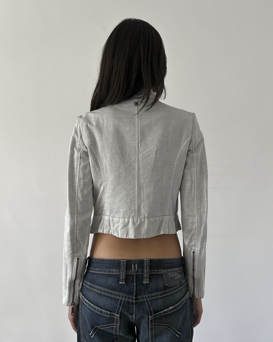 Diesel Cropped Zipper Jacket