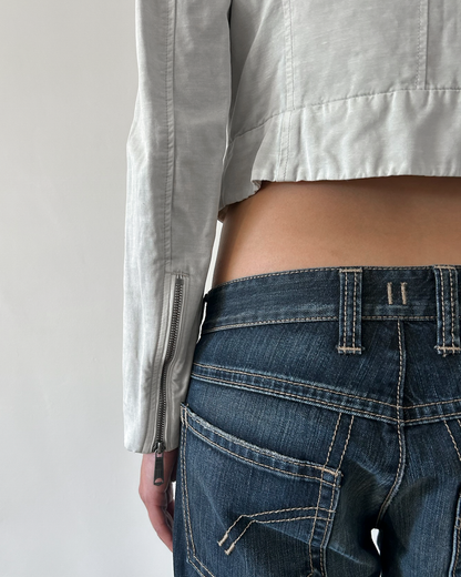 Diesel Cropped Zipper Jacket