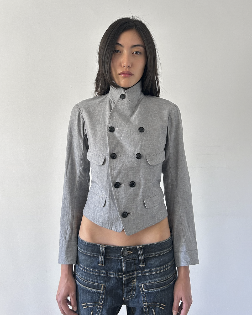 Y’s Yohji Yamamoto SS10 Napoleon Double Breasted Jacket