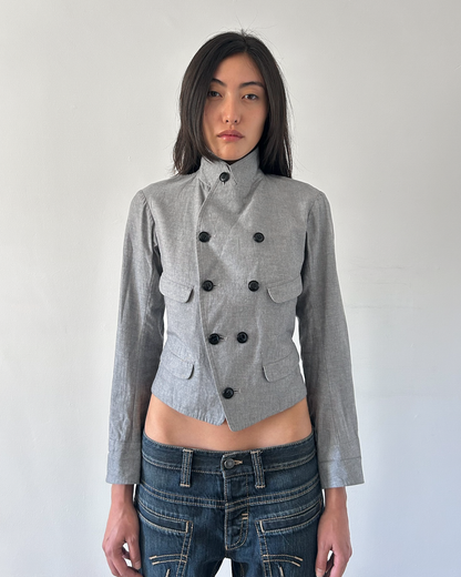 Y’s Yohji Yamamoto SS10 Napoleon Double Breasted Jacket