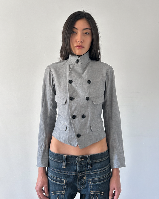 Y’s Yohji Yamamoto SS10 Napoleon Double Breasted Jacket