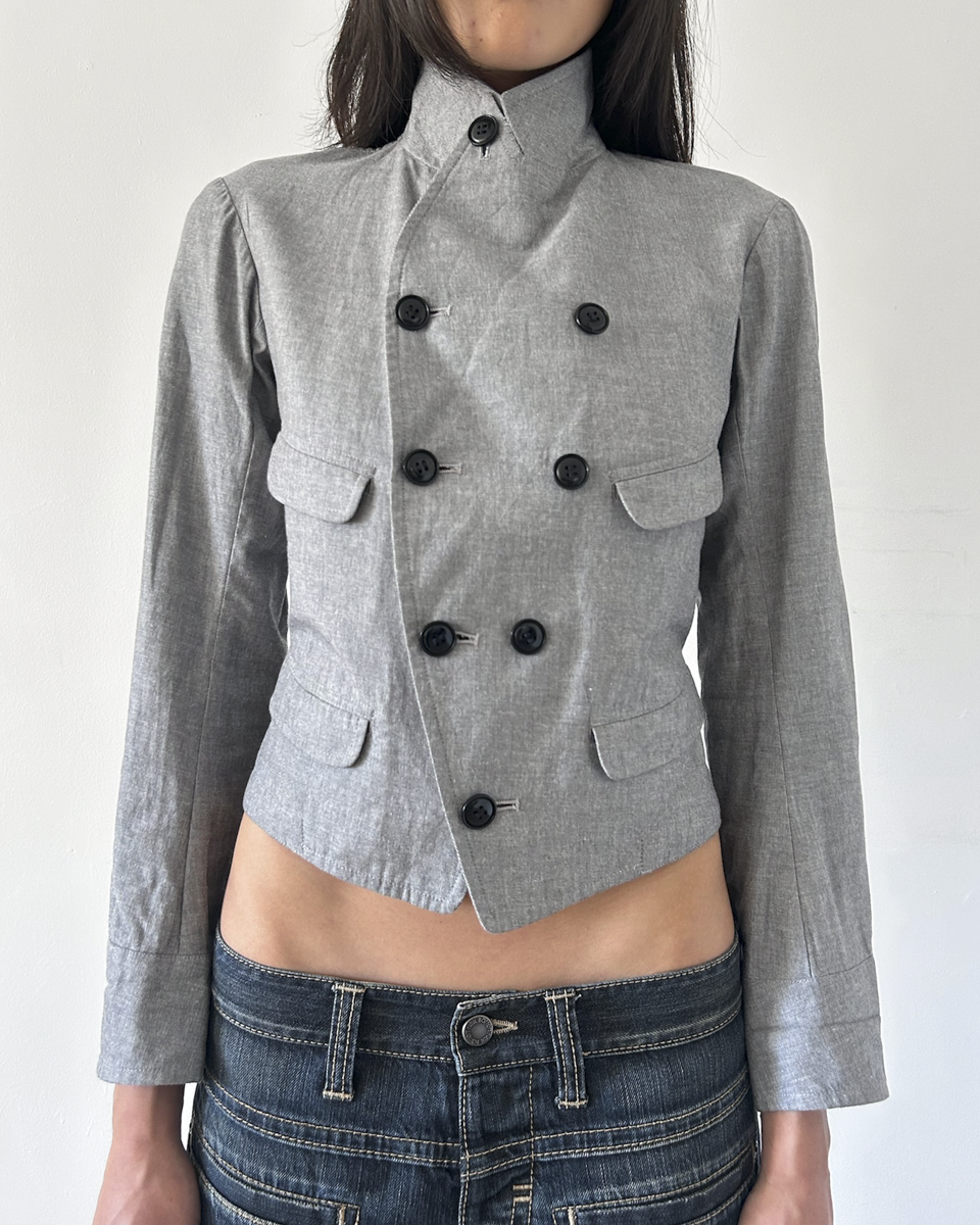 Y’s Yohji Yamamoto SS10 Napoleon Double Breasted Jacket