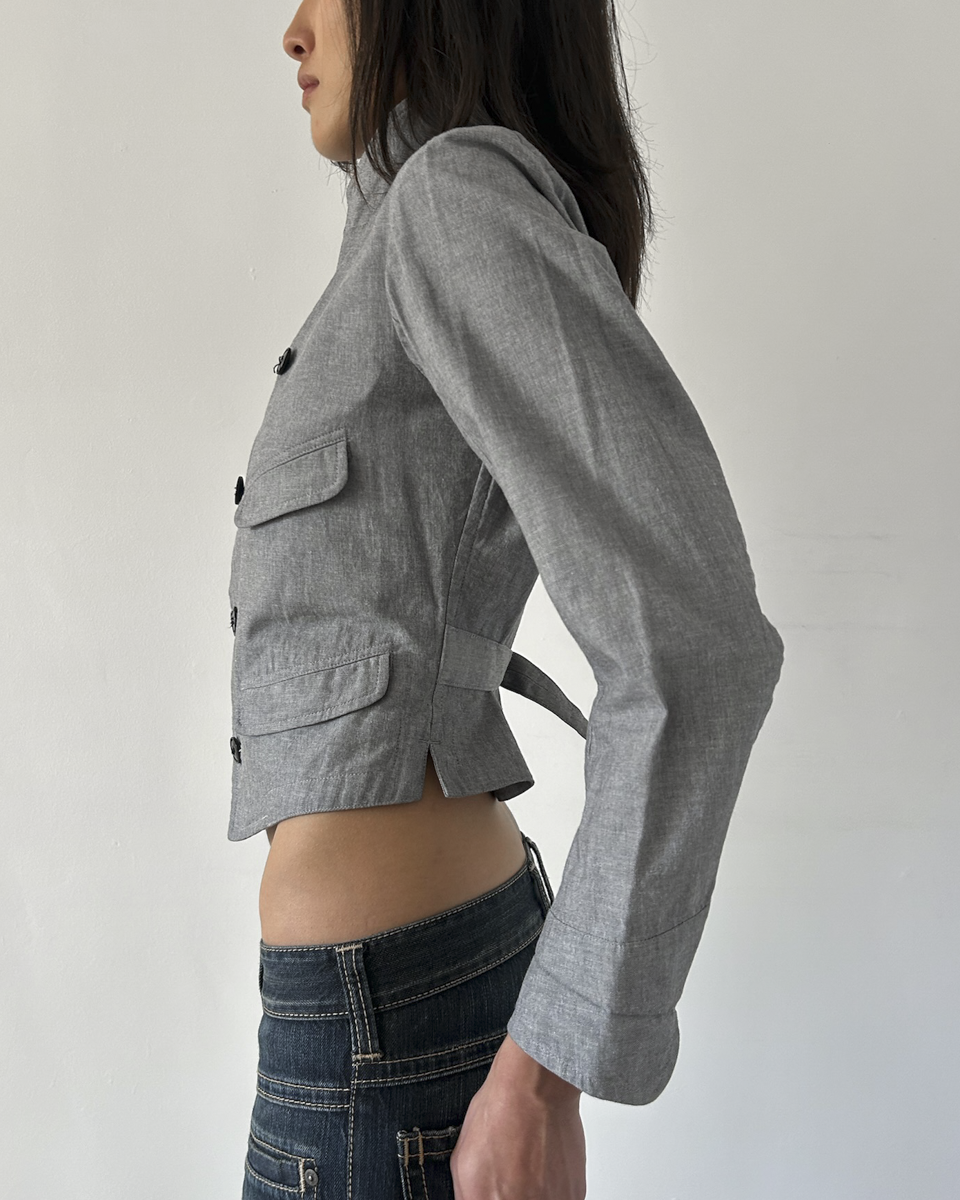 Y’s Yohji Yamamoto SS10 Napoleon Double Breasted Jacket