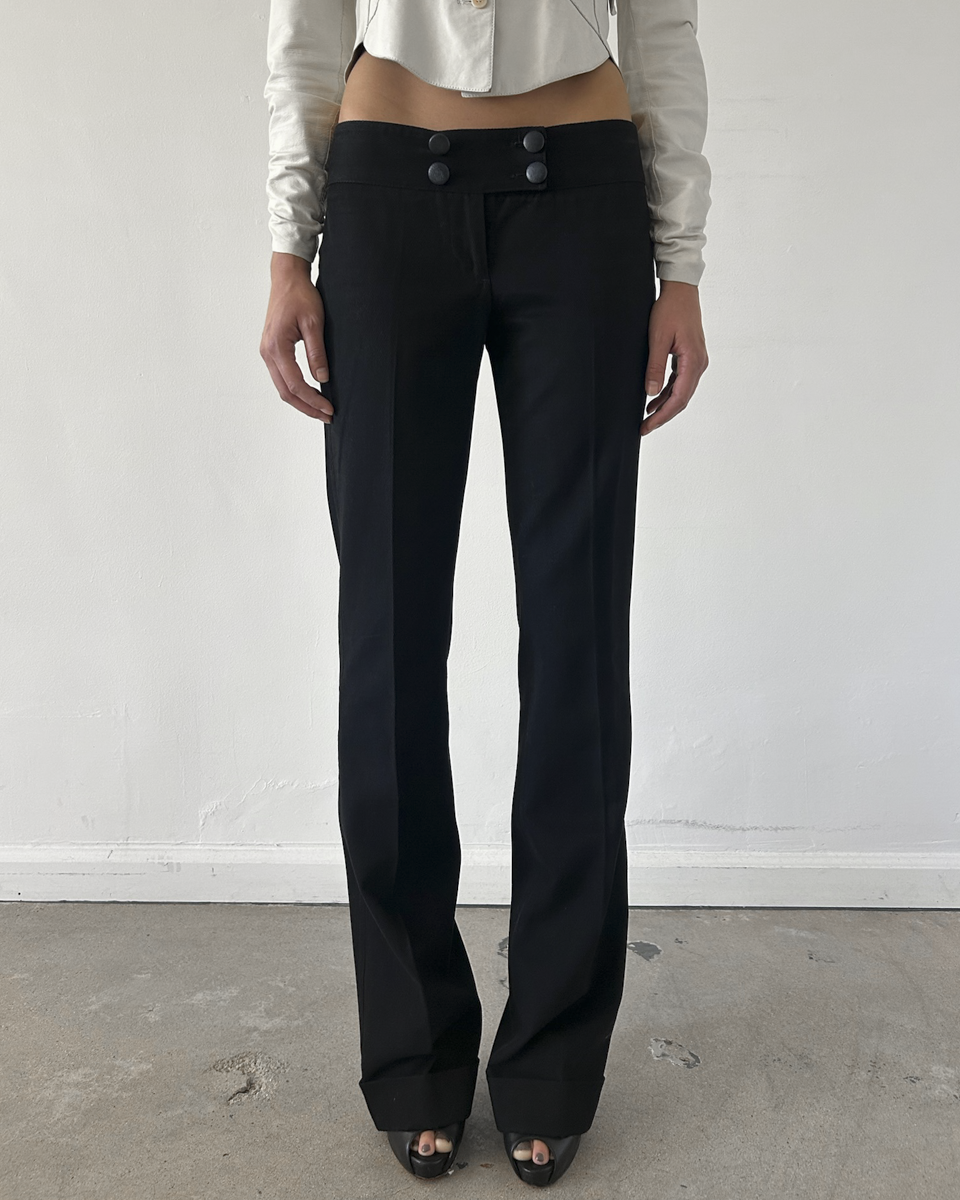 Costume National Low-Rise Sailor Pants