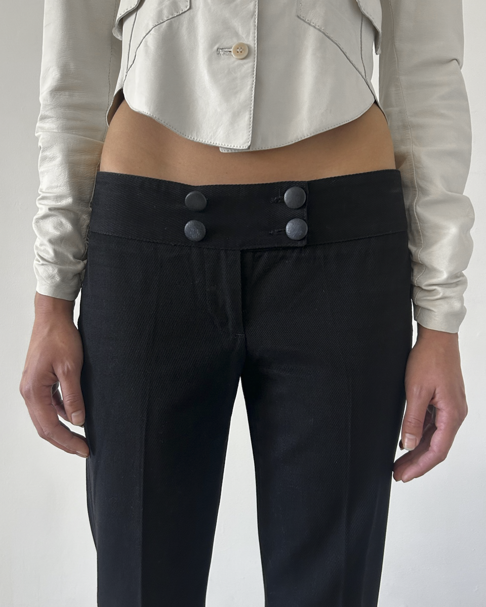 Costume National Low-Rise Sailor Pants
