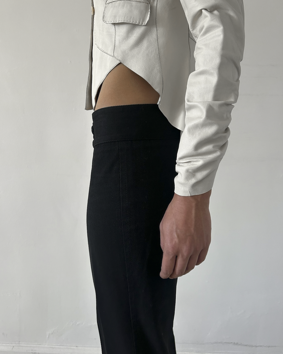 Costume National Low-Rise Sailor Pants